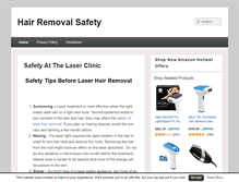 Tablet Screenshot of laserhairremovalsafety.org